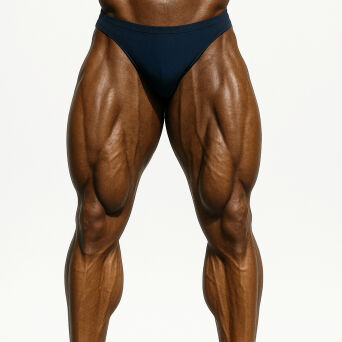 Spodenki Startowe Kulturystyka Classic Physique IFBB - Boki 5cm - Teta Sports