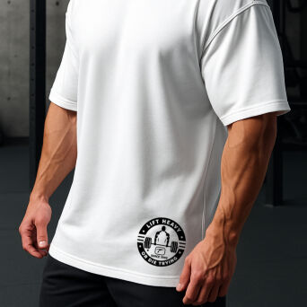 Mocna Koszulka na Siłownię "LIFT HEAVY OR DIE TRYING"