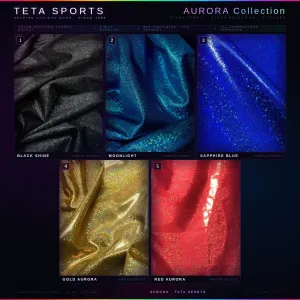 Profesjonalne Spodenki Startowe TETA AURORA – Holograficzne Posing Trunks | Classic Physique | Kulturystyka | Wszystkie Federacje - 5