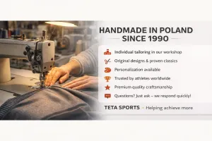 Spodenki Startowe Kulturystyczne - Matowa Lycra Premium. Wyprofilowane z przodu - 6