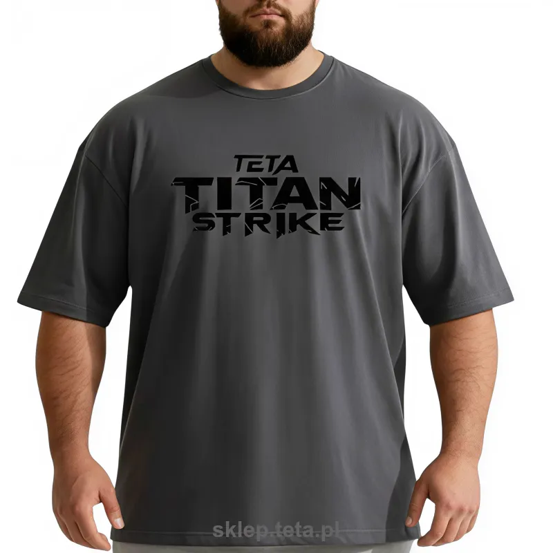 T-Shirt Oversize Męski- TETA TITAN STRIKE Coton Heavy
