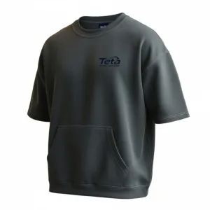 Oversize'owa Bluza Rag Top Teta Sports z Kieszenią – Idealna na Siłownię i Codzienne Stylizacje - 2