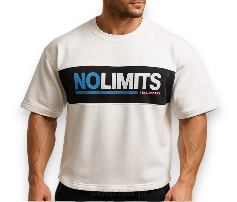 Oversize’owa koszulka treningowa  dla tych, którzy wiedzą, ile waży sztanga