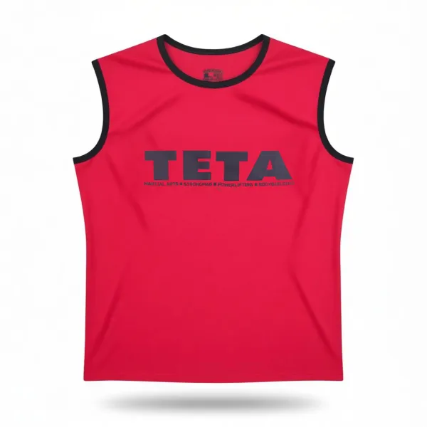 Koszulka bez rękawów TETA – czerwona