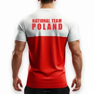 Koszulka Polska „National Team Poland” – Czerwono-Biała Koszulka Reprezentacji - 2