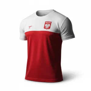 Koszulka Polska „National Team Poland” – Czerwono-Biała Koszulka Reprezentacji - 4