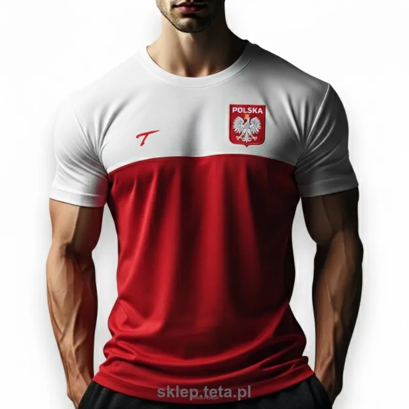 Koszulka Polska „National Team Poland” – Czerwono-Biała Koszulka Reprezentacji