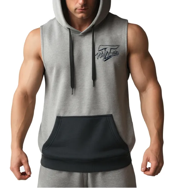 Bluza bez rękawów z kapturem TETA SPORTS „No Limits”