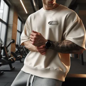 Koszulka oversize TETA SPORTS – dzianina 240 g, logo na piersi - 2