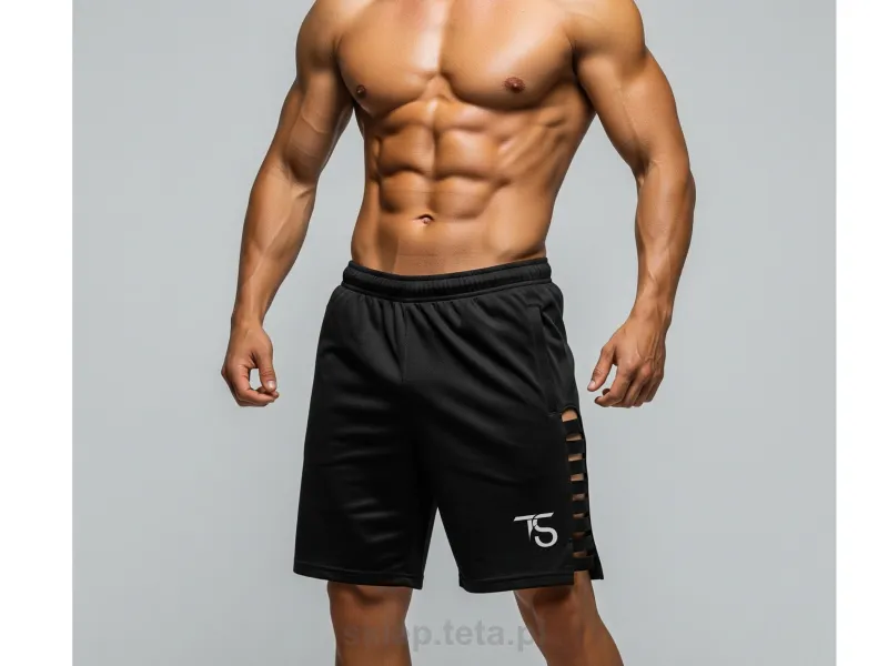 Drop No.1 od TETA SPORTS – Oversize Shorts z bocznymi gumkami