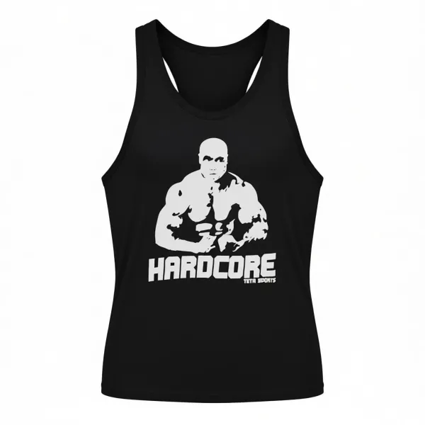 Męska koszulka treningowa HARDCORE – czarna