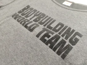 Rag Top BODYBUILDING WORLD TEAM – grafitowy - 2