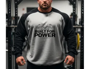 BUILT FOR POWER TETA SPORTS Bluza Raglan Dresówka 240g/250g/310g - 3 Gramatury | 24 Kolory - 2