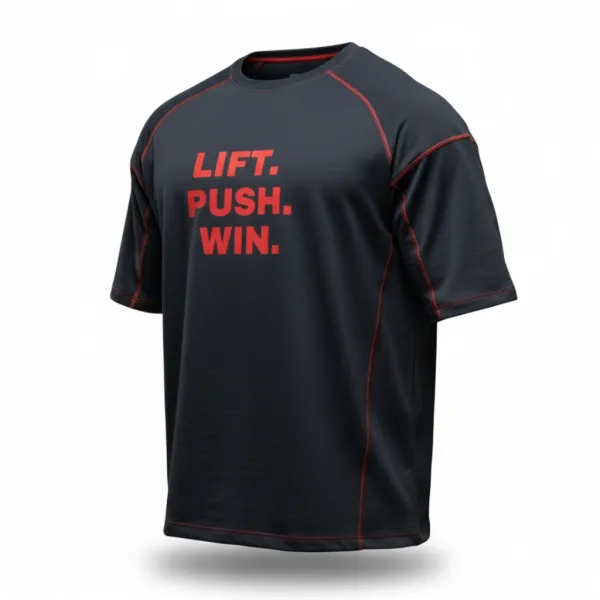 RAG TOP TETA SPORTS Koszulka Treningowa Dzianina 240g - Ścieg Kontrastowy | 24 Kolory