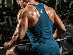 Kompresyjny Tank Top Terra Division - Abyss Teal - 2