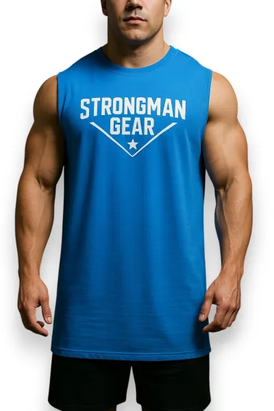 Tank Top Męski Strongman Gear – Bezrękawnik Treningowy na Siłownię