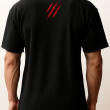 Postrzępiona koszulka oversize BEAST –  siłowa, z grafiką z przodu i tyłu | TETA Sportswear - 2