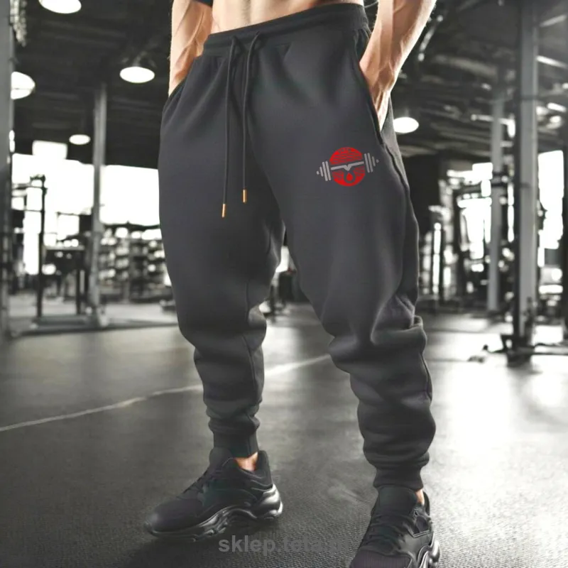 Męskie spodnie dresowe TETA SPORTS – szerokie w udach, zwężane do dołu, autorska bawełna dresowa