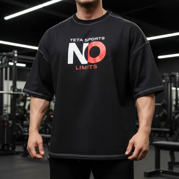 Męski rag top bawełniany 240g NO LIMITS – TETA SPORTS (24 kolory)