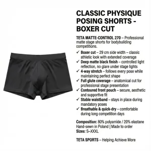 Bodybuilding Posing Trunks - Premium Matt-Finish - 5