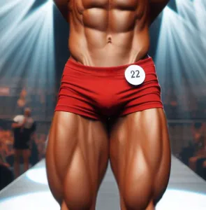 KLASYCZNE SPODENKI KULTURYSTYCZNE .SPODENKI DO POZOWANIA .CLASSIC PHYSIQUE POSING TRUNKS - 5