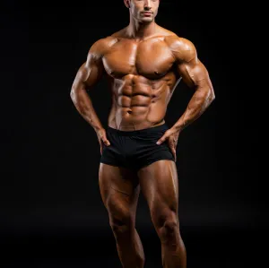 KLASYCZNE SPODENKI KULTURYSTYCZNE .SPODENKI DO POZOWANIA .CLASSIC PHYSIQUE POSING TRUNKS - 3