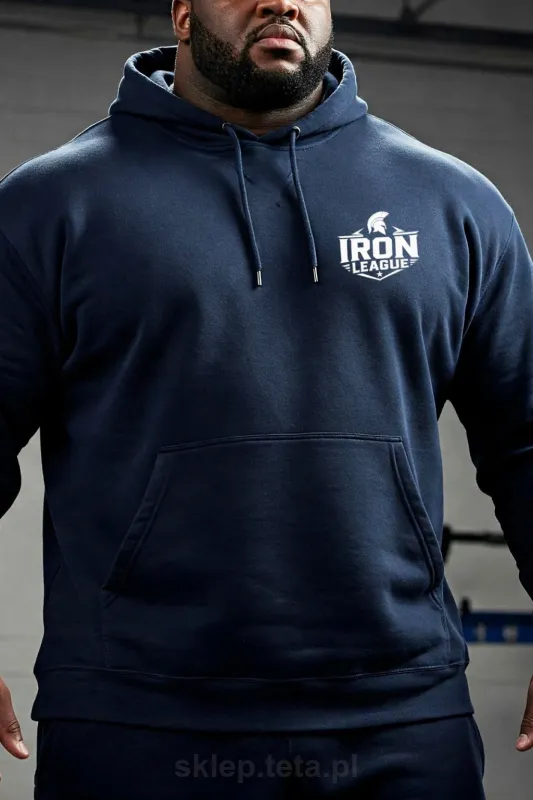Bluza z kapturem IRON LEAGUE – siła w prostocie
