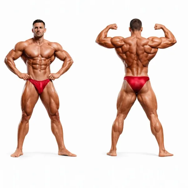 Posing Shorts Classic Physique - Wybór boków (Wąskie / 5cm IFBB) - Lekki Połysk - Teta Sports Official