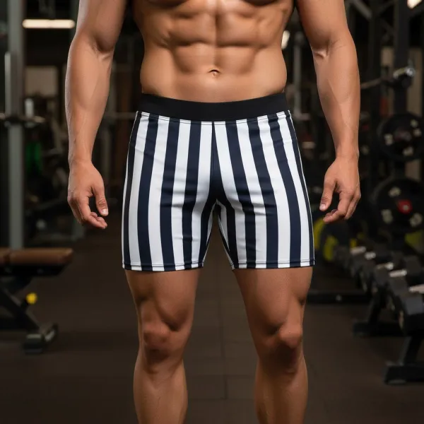 Męskie getry treningowe TETA SPORTS – pasy pionowe, 4 długości nogawki, wzmocniony krok