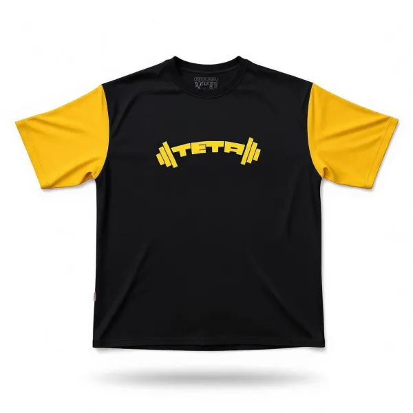 Koszulka treningowa TETA BARBELL YELLOW