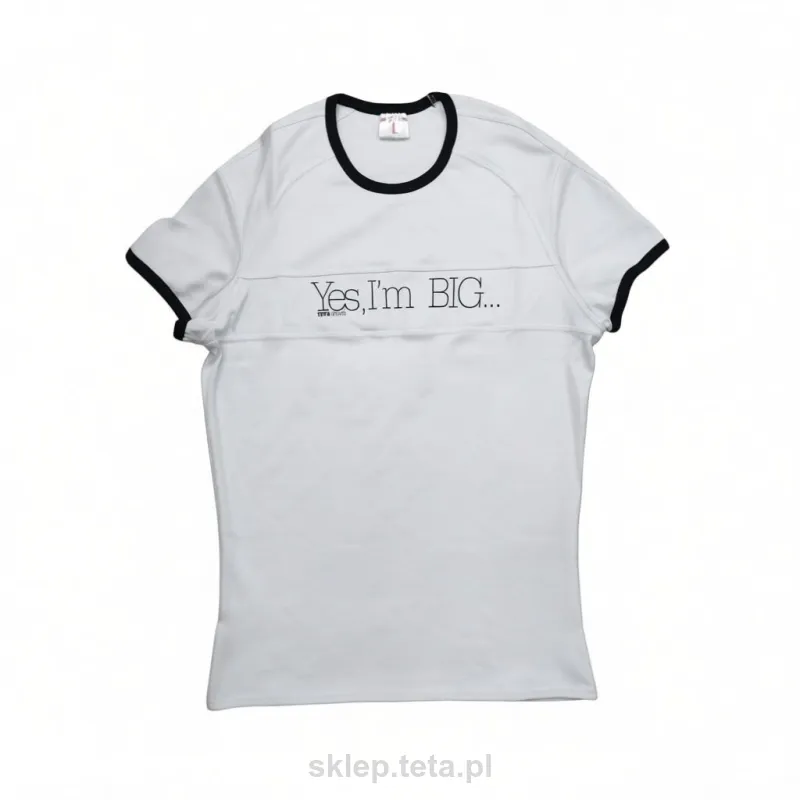 Koszulka Yes, I’m BIG – bawełna z lycrą
